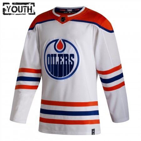Edmonton Oilers tröja Blank 2020-21 Reverse Retro Authentic - NHL Tröjor Barn